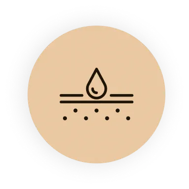 Glycerine hydrates skin without leaving a greasy or oily layer.