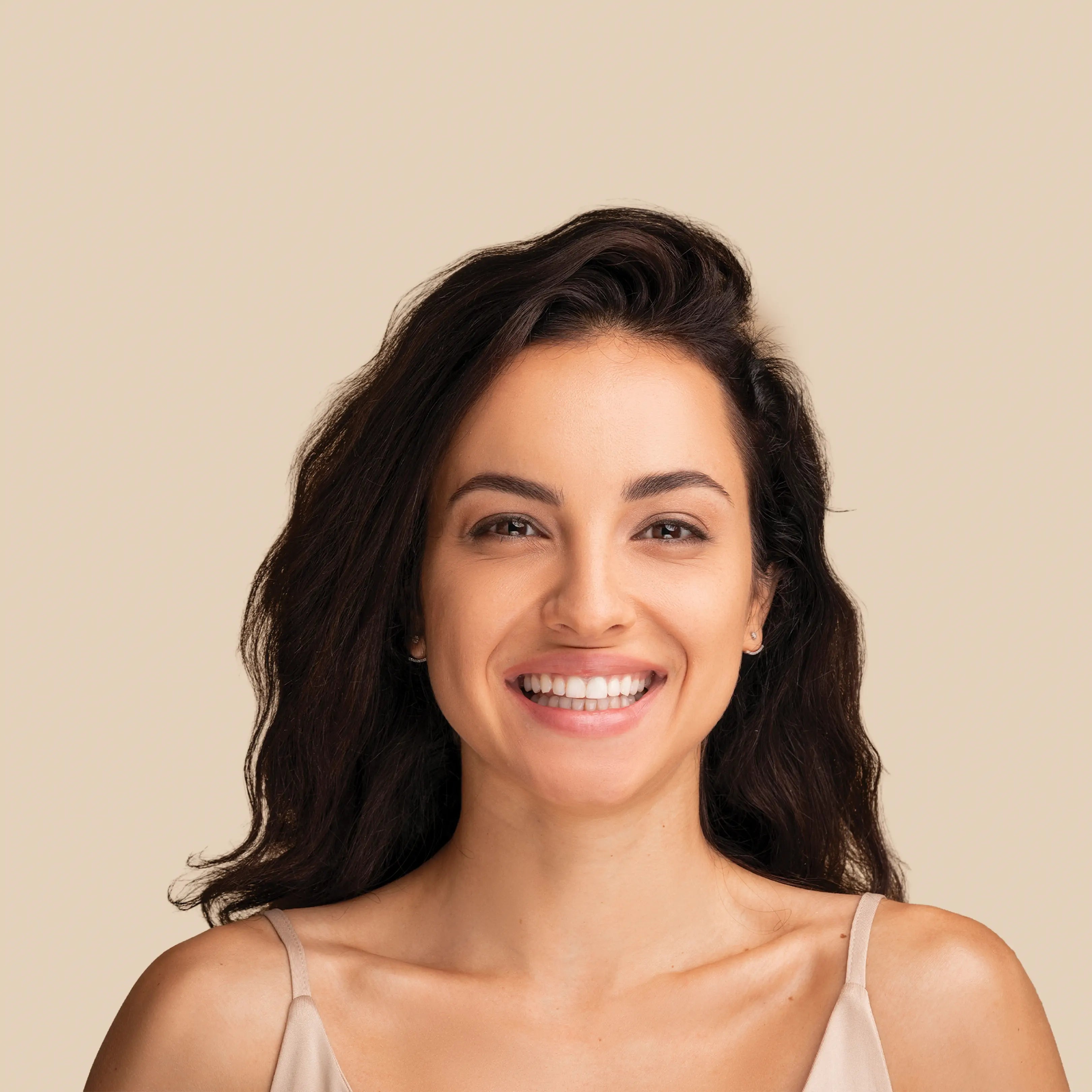 After results of using Krti Herbals Red Sandalwood Face Wash showing brighter, even skin tone