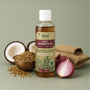 Ayurvedic Anti Dandruff Oil for Itch and Flake Free Scalp