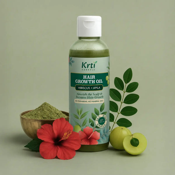 Ayurvedic Hair Growth Oil for Hair Fall Control & Regrowth