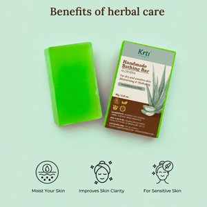 Aloe Vera Bathing Bar for Gentle Skin Hydration & Soothing