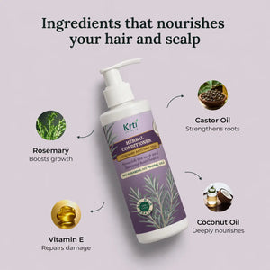 Herbal Rosemary Conditioner for Thicker, Healthier Hair