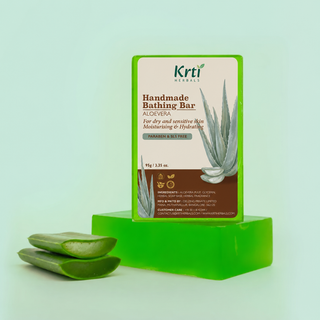 Aloe Vera Bathing Bar for Gentle Skin Hydration & Soothing