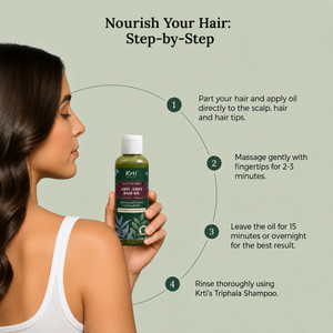 Custom Ayurvedic Anti-Grey Hair Oil for Natural Colour Restoration