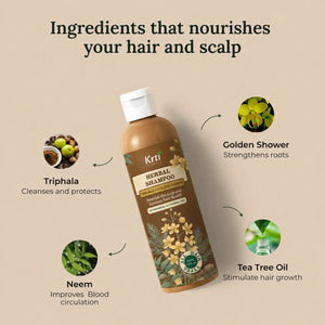 Triphala Herbal Shampoo for Stronger Hair & Scalp Health