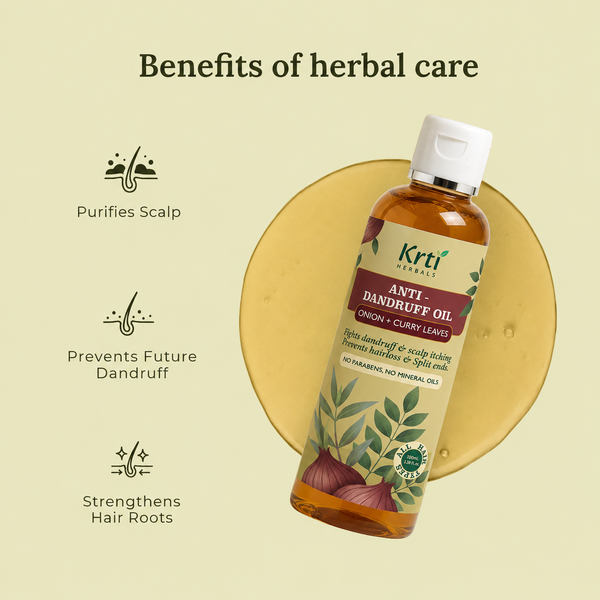 Dandruff Care Combo | Anti Dandruff Oil + Herbal Shampoo