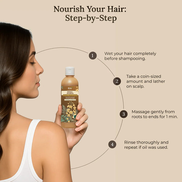 Triphala Herbal Shampoo for Stronger Hair & Scalp Health