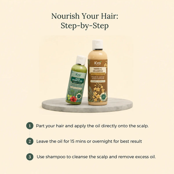 Follicle Fortify Ritual Combo | Hair Growth Oil + Herbal Shampoo