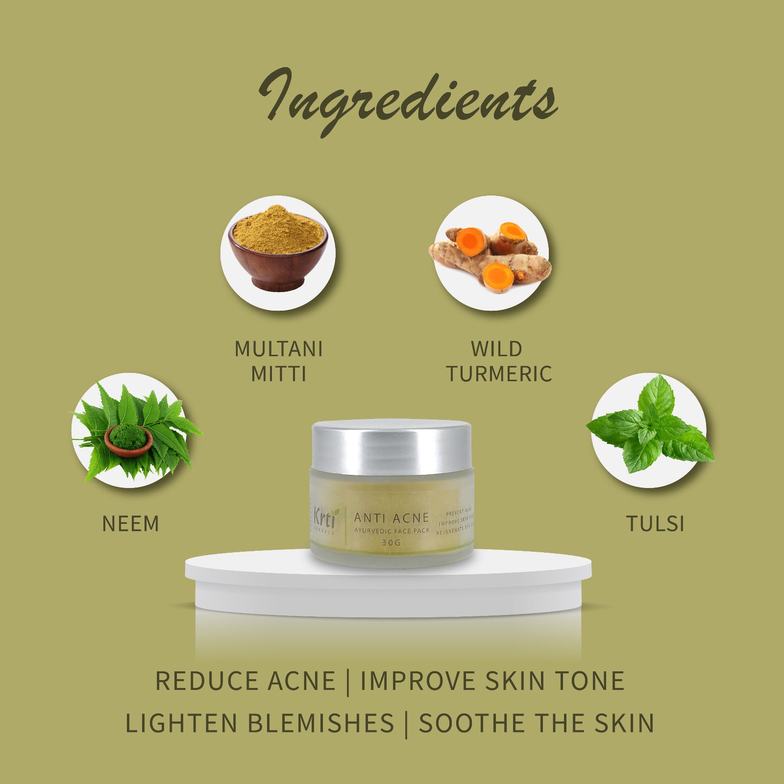 Natural Face Pack For Oily Skin And Pimples