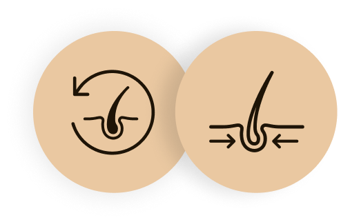 Indigo and Henna restore black pigment while Bhringraj and Castor Oil strengthen hair roots