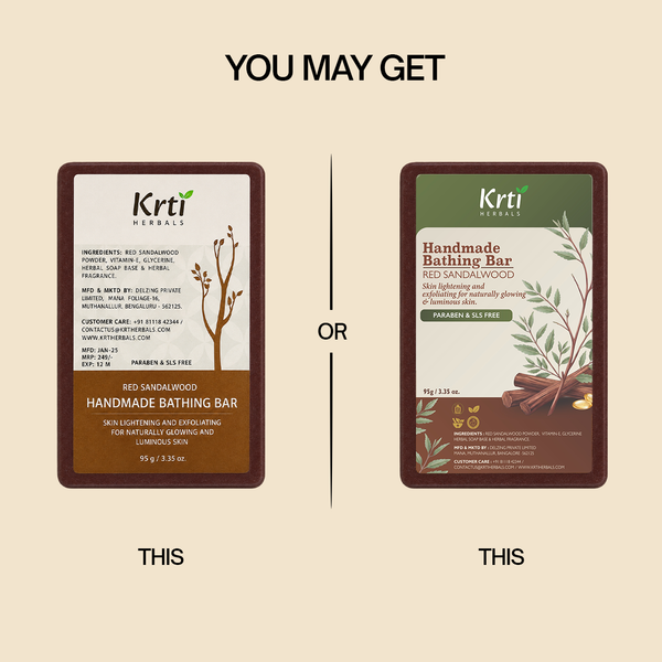 Red Sandalwood Bathing Bar for Glowing & Radiant Skin