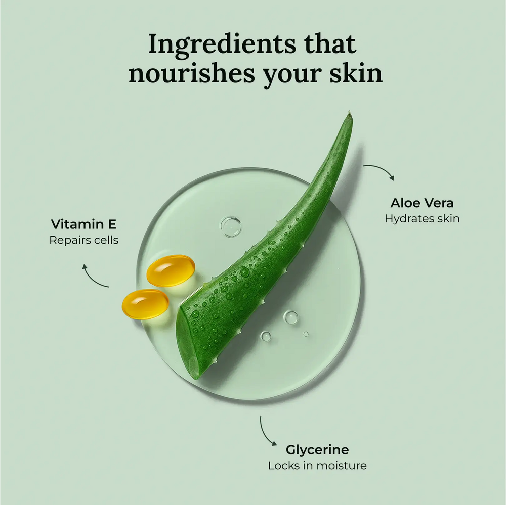 Front view of Krti Herbals Aloe Vera Gel showing packaging and label clearly
