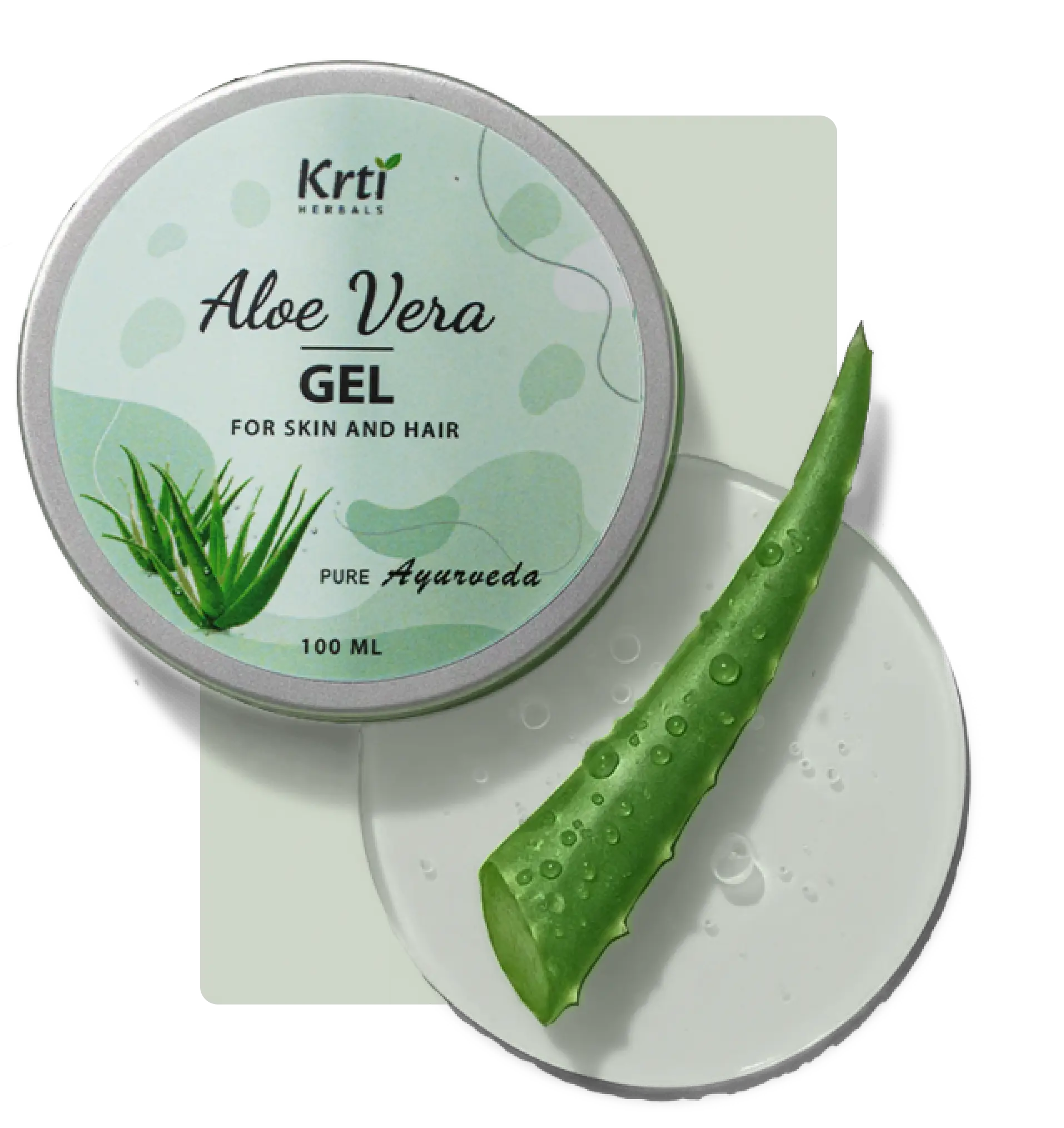 Benefits of Krti Herbals Aloe Vera Gel for skin hydration, soothing sunburns, and promoting hair growth