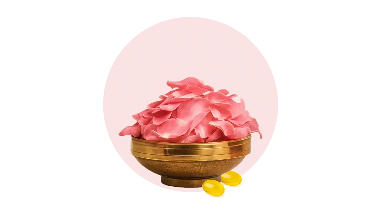 Rose Water and Vitamin E – soothe, tone, and repair acne-prone skin gently