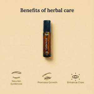 Benefits of Krti Eyebrow Growth Oil Roll-On for skin nourishing and moisturizing.
