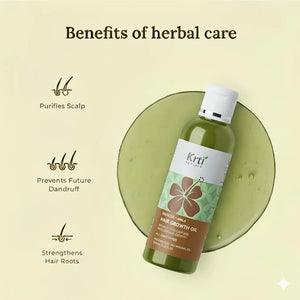 Key benefits of Krti Herbals Hair Growth Oil – reduce hair fall, promote hair growth