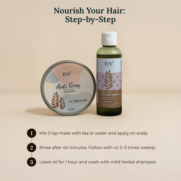 Step-by-step routine – apply mask, rinse, follow with oiling, and use mild shampoo 2–3x weekly
