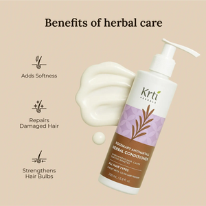 Benefits of Herbal Shampoo – reduces hair fall, balances scalp, and strengthens roots