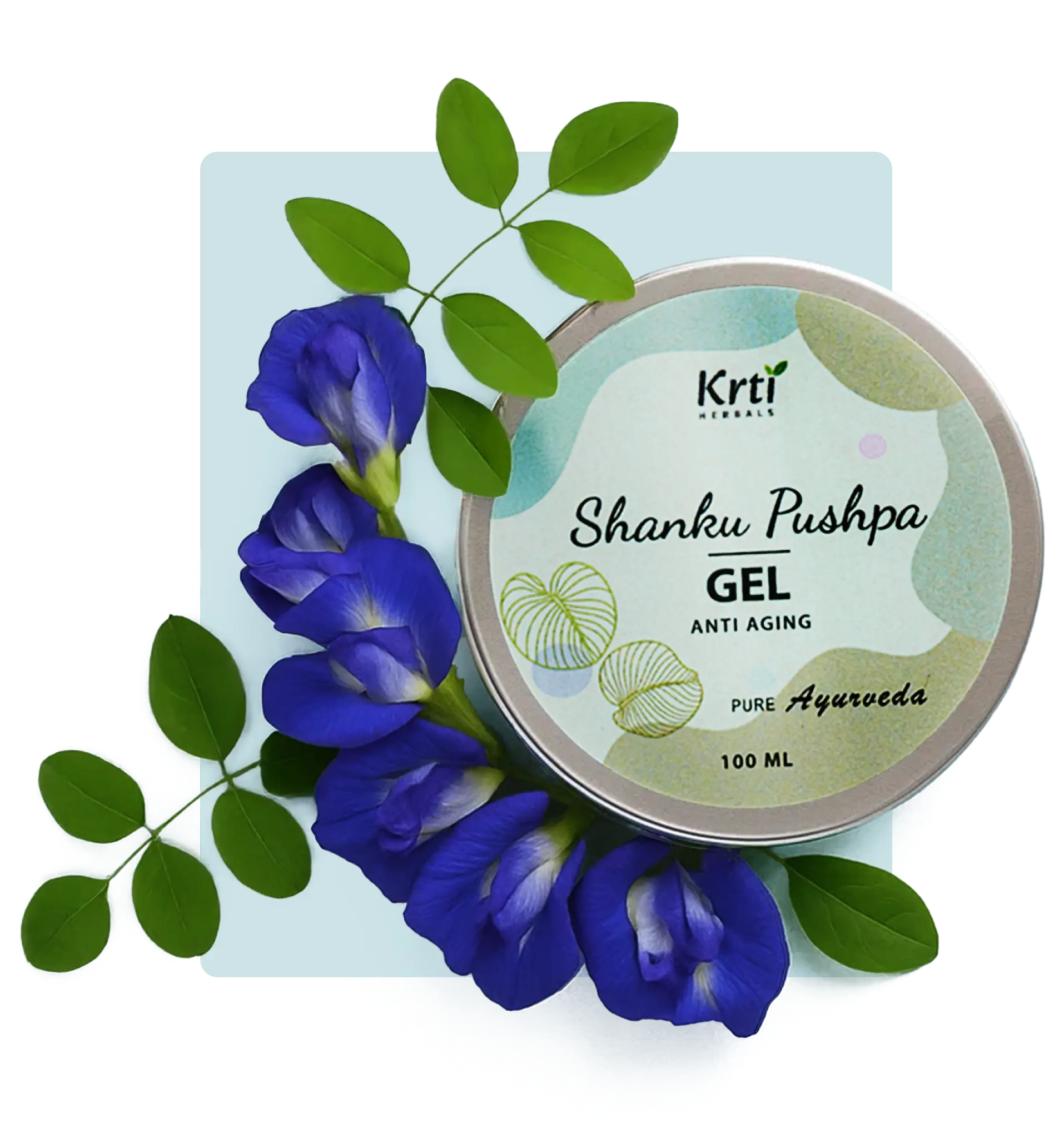 Benefits images of shanku pushpa, Smoothens Wrinkles, Firms the Skin, Nourishes Deeply and Adds Radiance