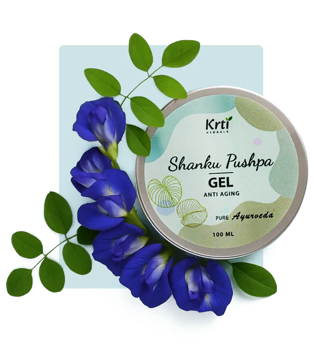 Benefits images of shanku pushpa, Smoothens Wrinkles, Firms the Skin, Nourishes Deeply and Adds Radiance